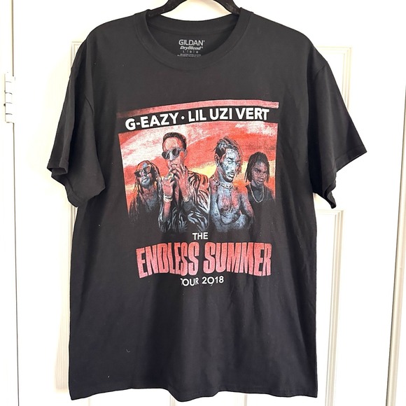 Gildan Other - G-Eazy Lil Uzi Vert‎ The Endless Summer 2018 L Large Graphic Band Tour T-Shirt